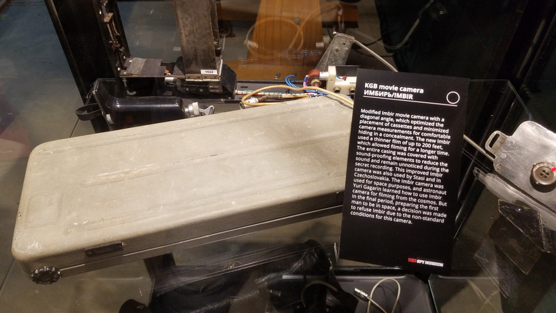 Modified Imbir movie camera.
